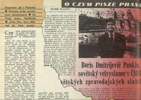 O czym pisze prasa czecho-słowacka?