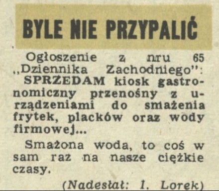 Byle nie przypalić