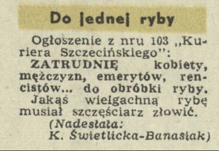 Do jednej ryby