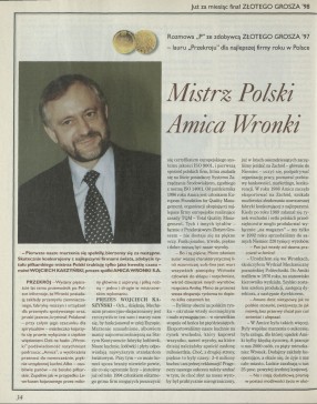 Mistrz Polski Amica Wronki