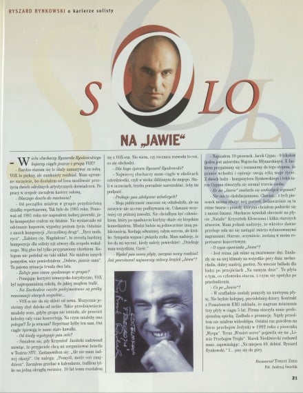 Solo na "Jawie"