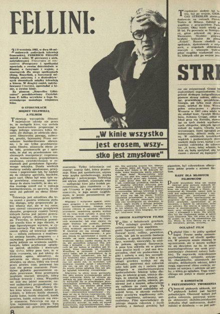 Fellini: Strehler i "teatr Europy"