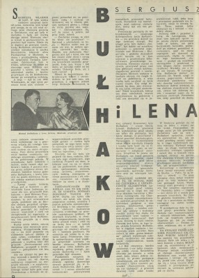 Bułhakow i Lena