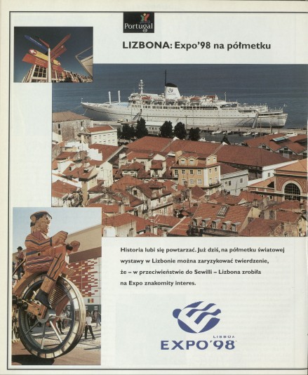 Lizbona: Expo'98 na półmetku. Ocean na wystawie