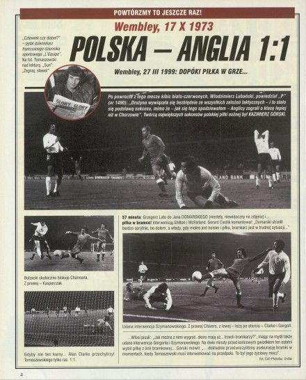 Polska-Anglia 1:1