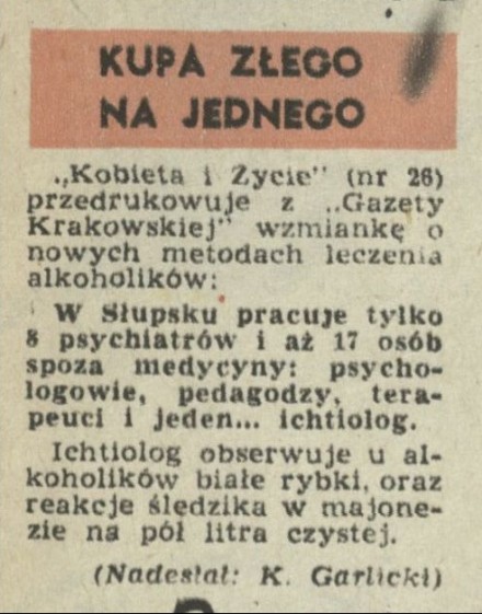 Kupa złego na jednego