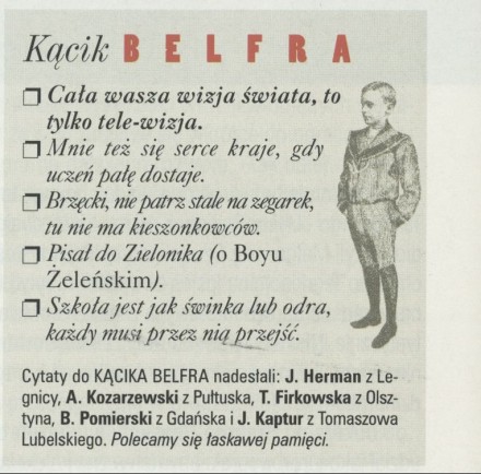 Kącik belfra