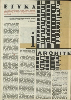 Etyka i architektura
