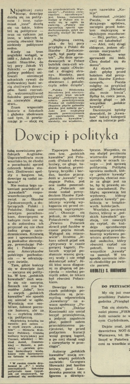 Dowcip i polityka