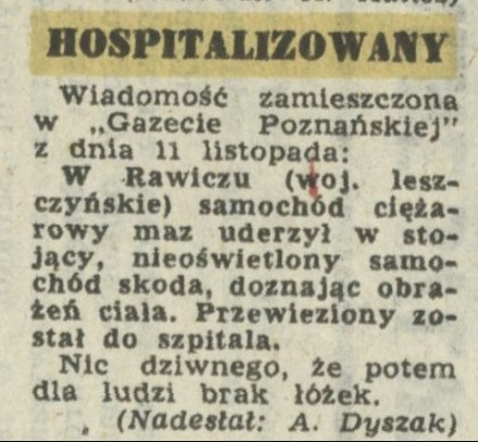 Hospitalizowany