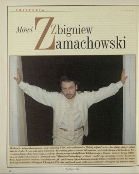 Mówi Zbigniew Zamachowski