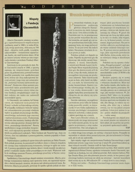 Kłopoty z Fundacją Giacomettich