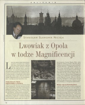 Lwowiak z Opola w todze Magnificencji