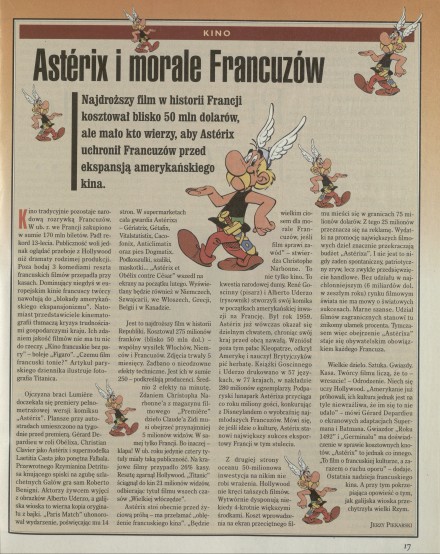 Asterix i morale Francuzów