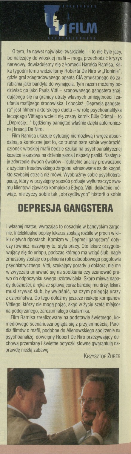 "Depresja gangstera"