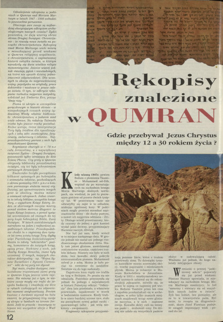 Rękopisy znalezione w Qumran