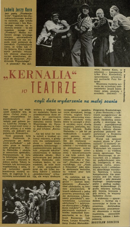 "Kernalia" w teatrze