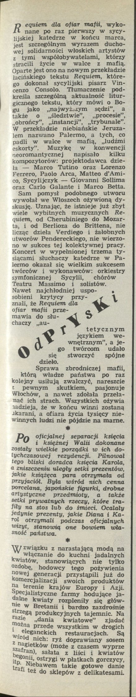 Odpryski