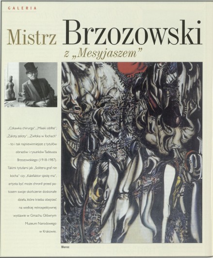 Mistrz Brzozowski z "Mesyjaszem"