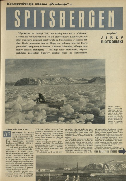 Korespondencja własna "Przekroju" ze Spitsbergen
