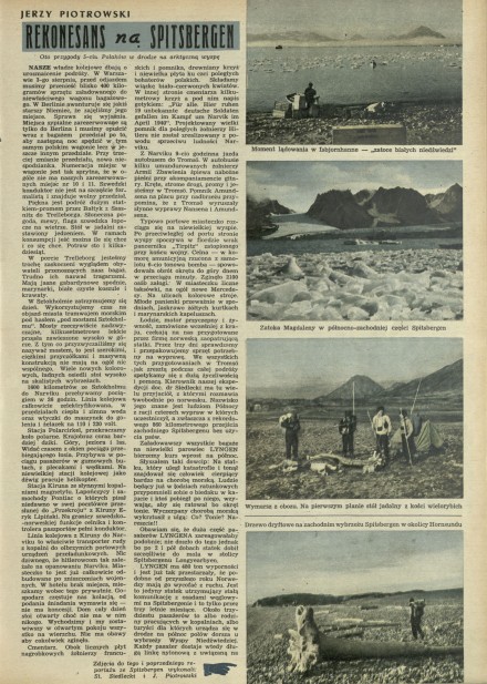 Rekonesans na Spitsbergen