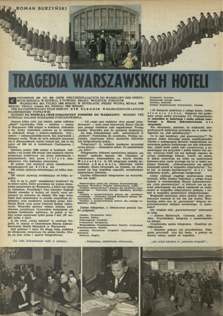 Tragedia warszawskich hoteli