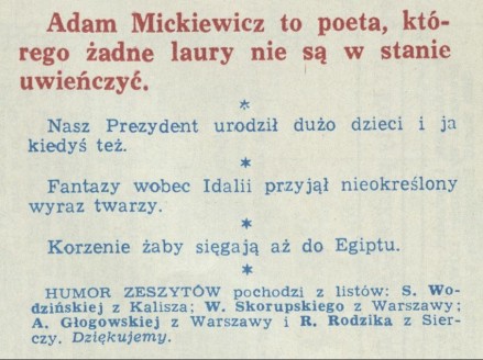 [Adam Mickiewicz to poeta...]