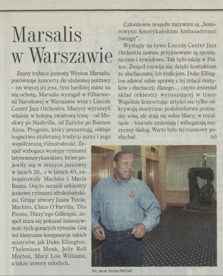 Marsalis w Warszawie