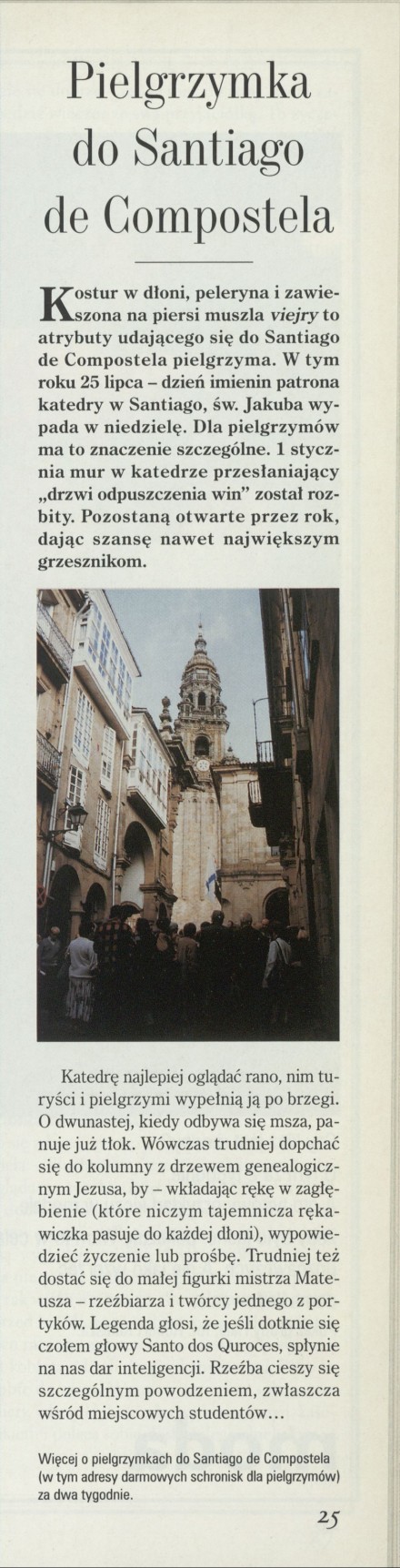 Pielgrzymka do Santiago de Compostela