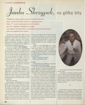Janko Skrzypek,na gółkę bity