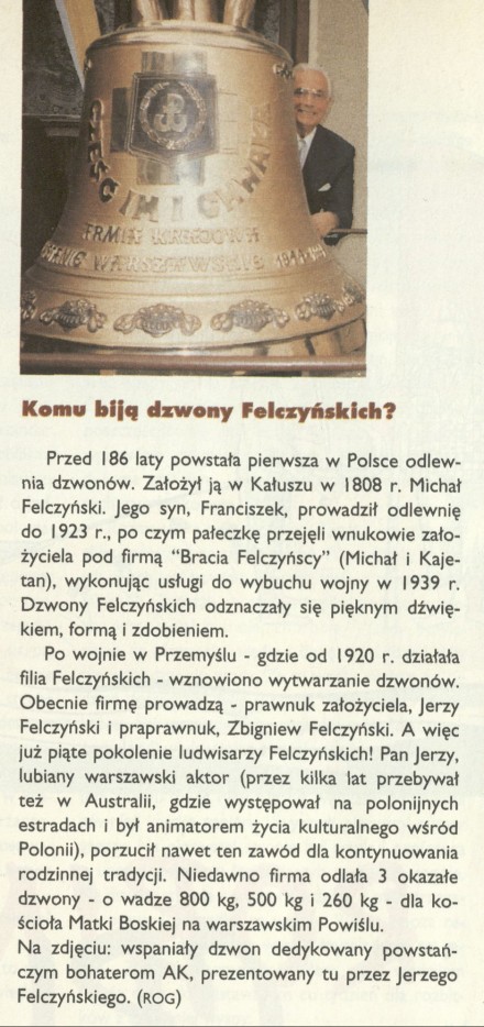 Komu biją dzwony Felczyńskich?