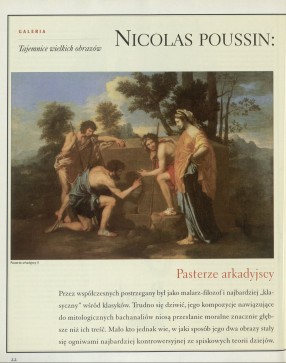 Nicolas Poussin :Pasterze arkadyjscy
