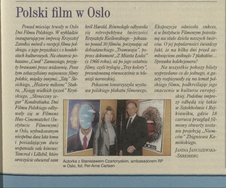 Polski film w Oslo