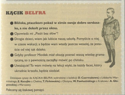 Kącik belfra