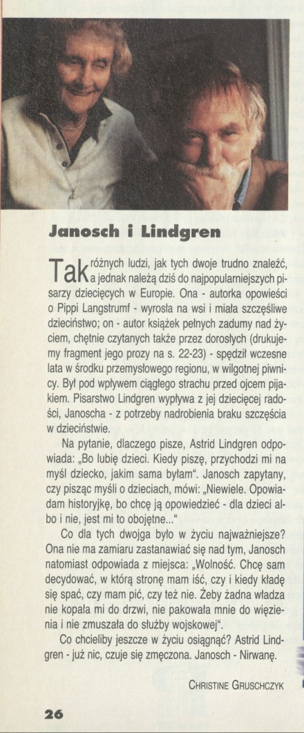 Janosch i Lindgren