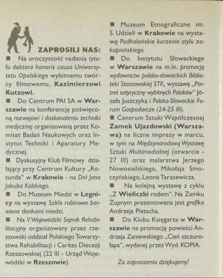 Zaprosili nas