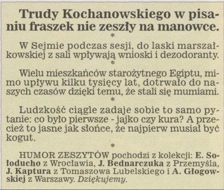 [Trudy Kochanowskiego...]