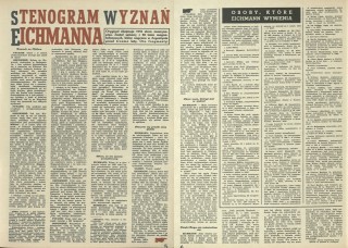 Stenogram wyznać Eichmanna