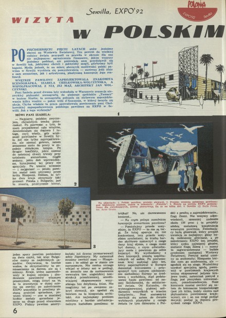 Sewilla, EXPO '92. Wizyta w polskim pawilonie