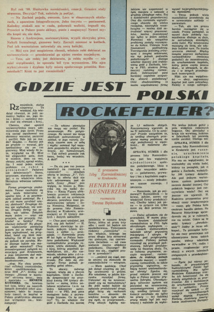 Gdzie jest polski Rockefeller?