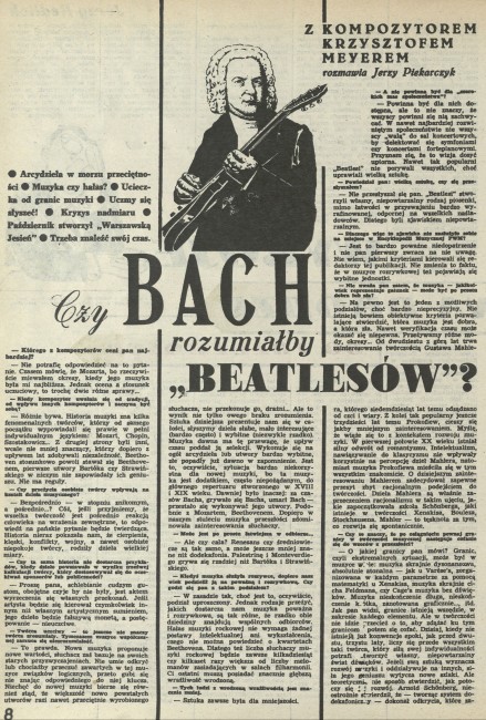 Czy Bach rozumiałby "Beatlesów"?