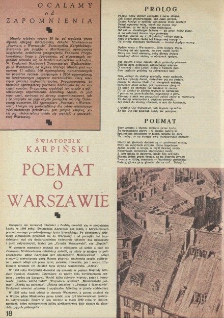 Poemat o Warszawie