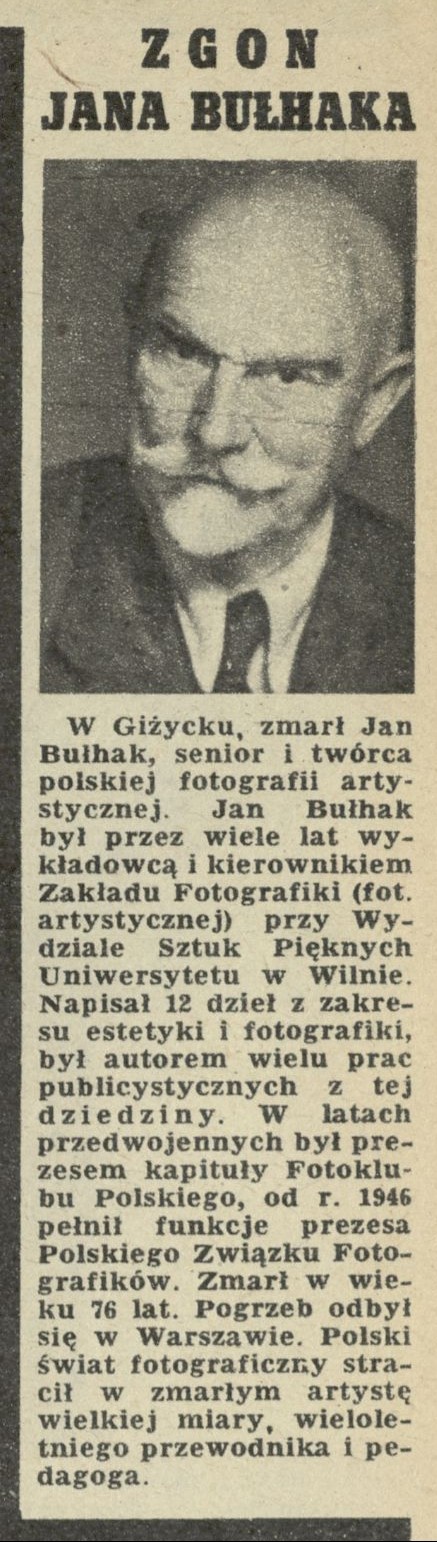 Zgon Jana Bułhaka