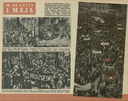 W 60-lecie 1 Maja - Manifestacje