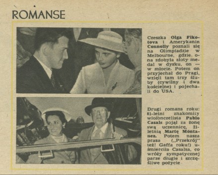 Przekrój roku 1957 - Romanse
