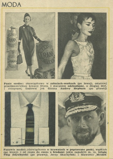 Przekrój roku 1957 - Moda
