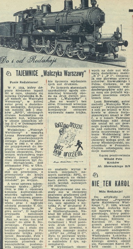 Tajemnice "Walczyka Warszawy"