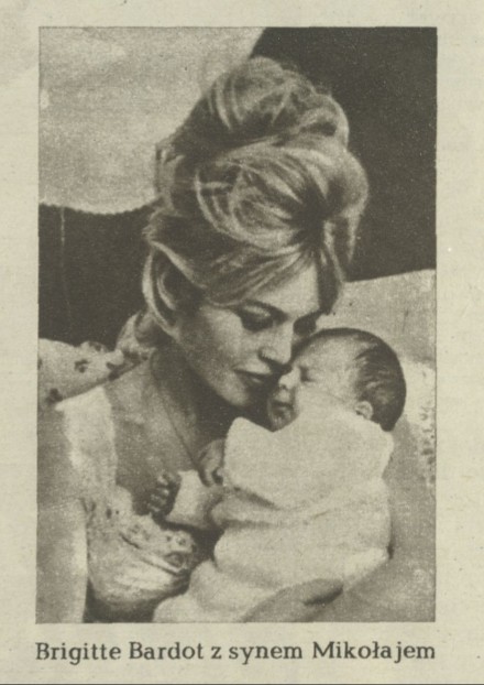 Brigitte Bardot z synem Mikołajem