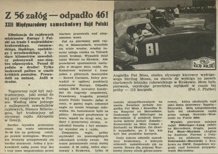 Z 56 załóg - odpadło 46! XXII Międzynarodowy samochodowy Rajd Polski
