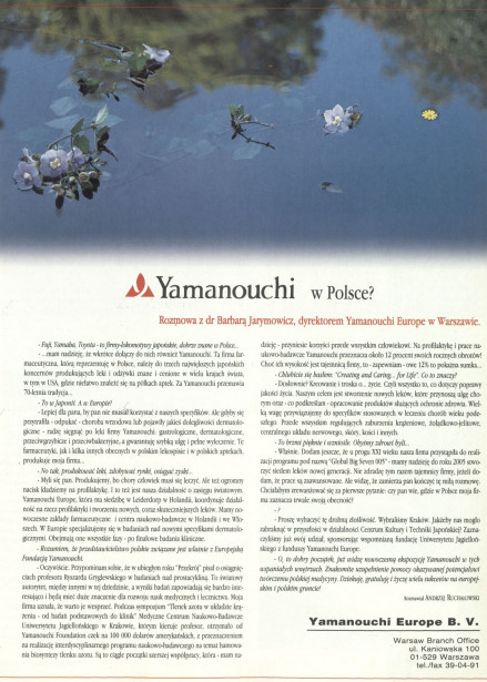 Yamanouchi w Polsce?